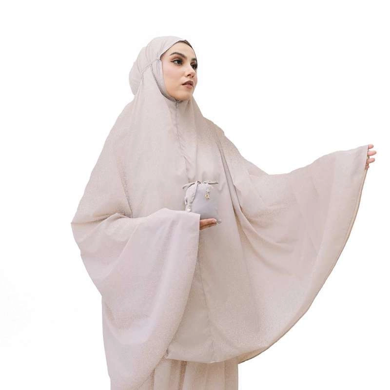 Product image ALF BY ALIF MUKENA MINI PARASUT PREMIUM KOREA TRAVEL - ORCHID ICE (MKN-063) all variant all variant